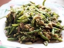french beans with eggs